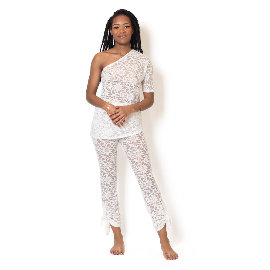 Andreas Lace Pant Suit - elementsofearthjewelry