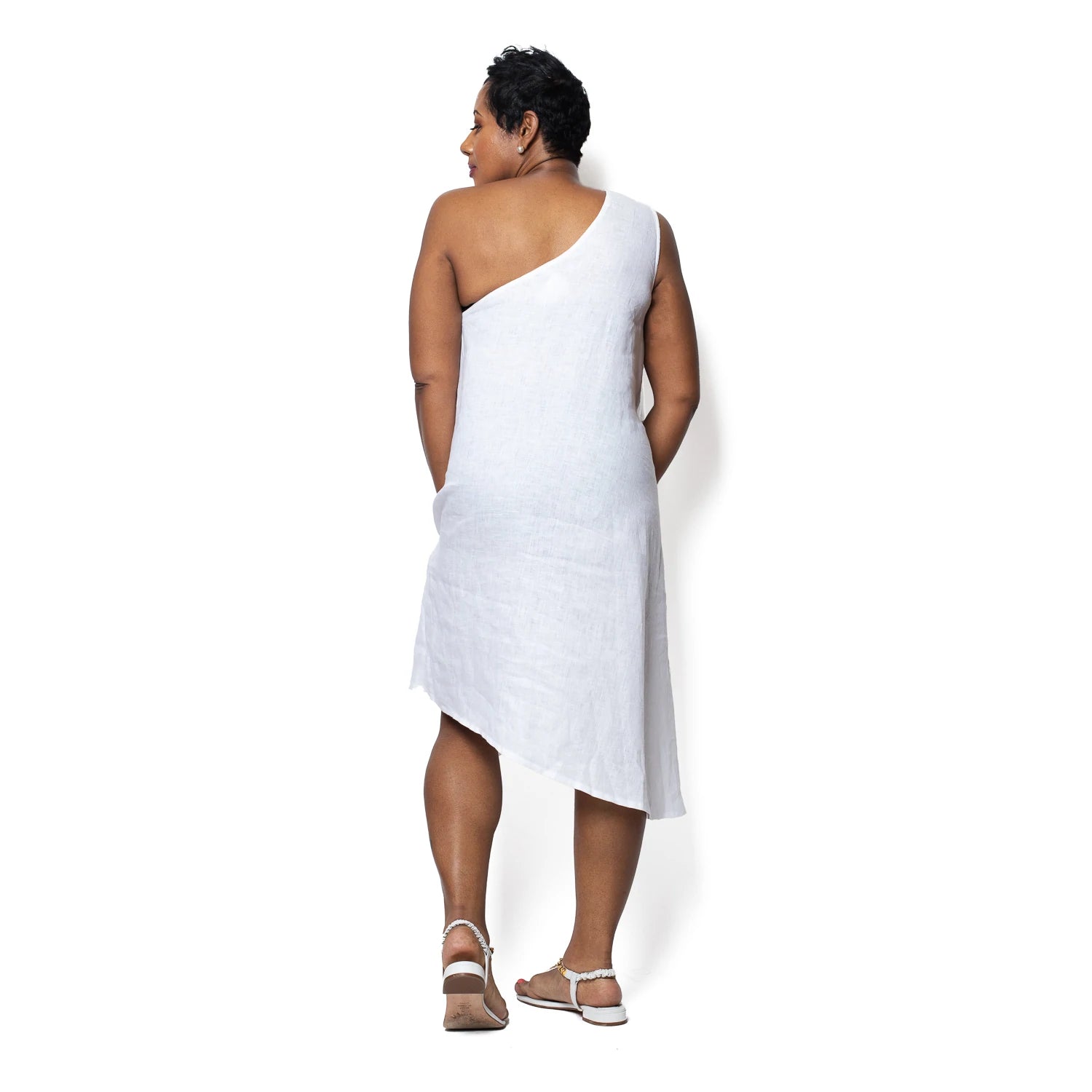 short white dress for women