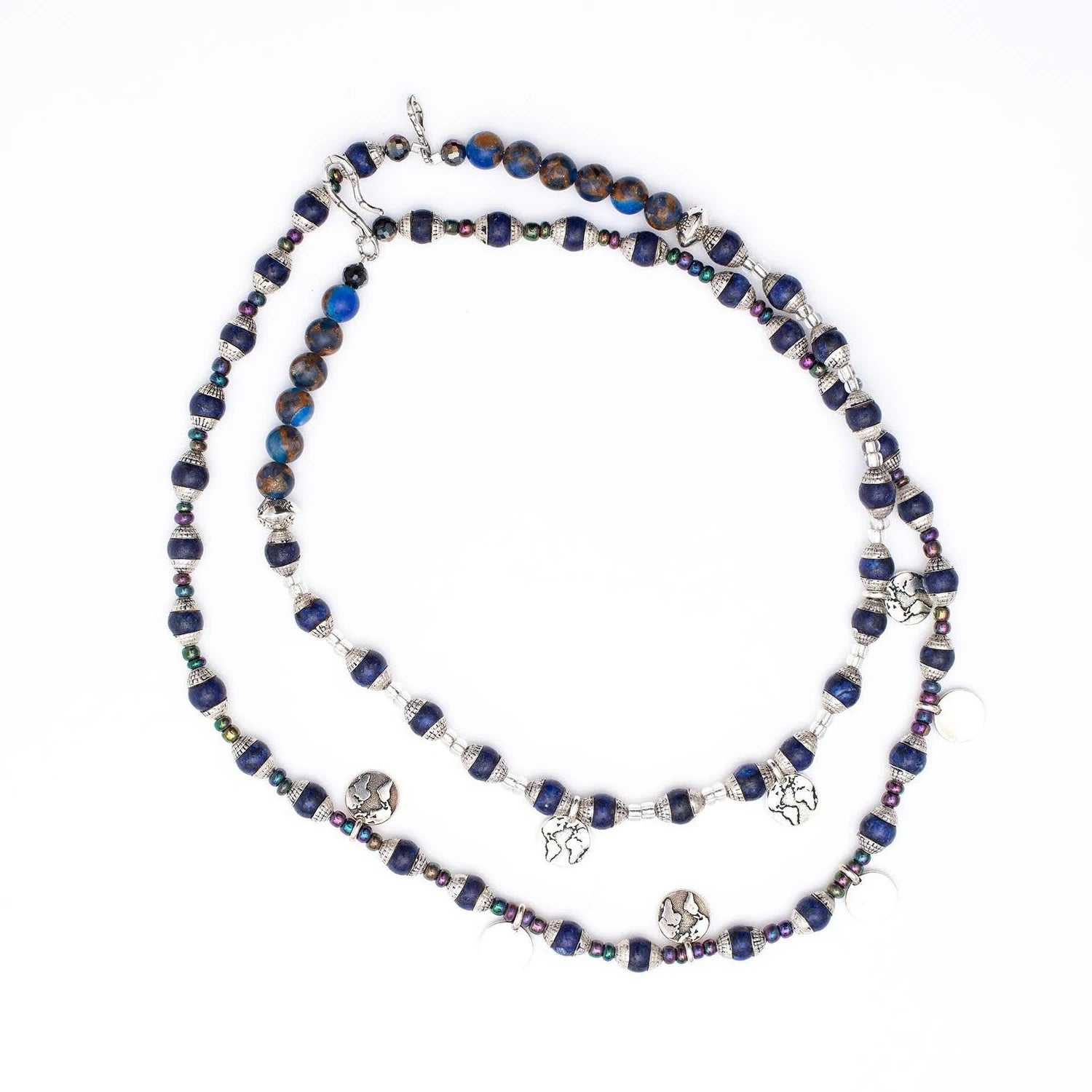 Blue Earth Necklace