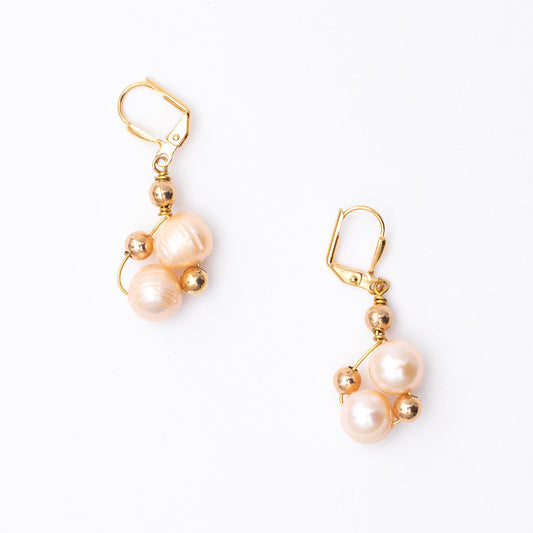 Fresh Water Pearl Earrings - Classic Diva Style